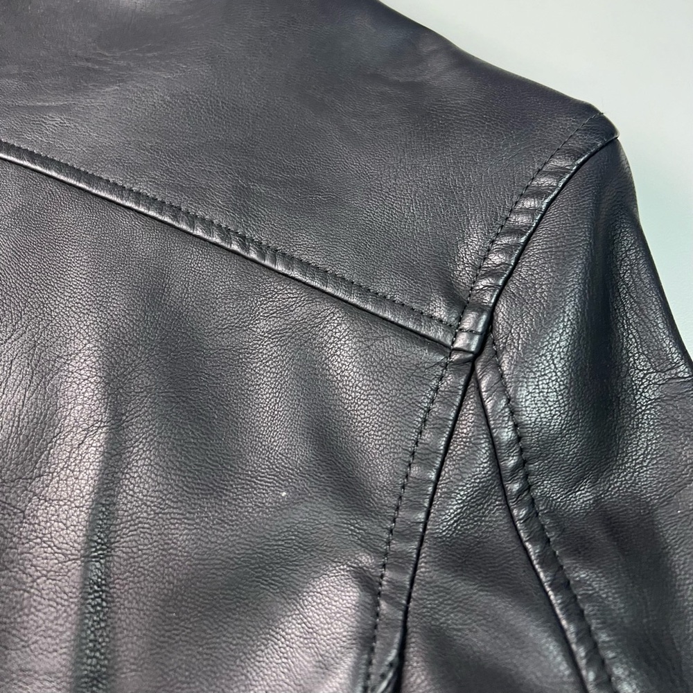 Adaptation Black Roxy Distressed Denim Jacket - Picture 3 of 16